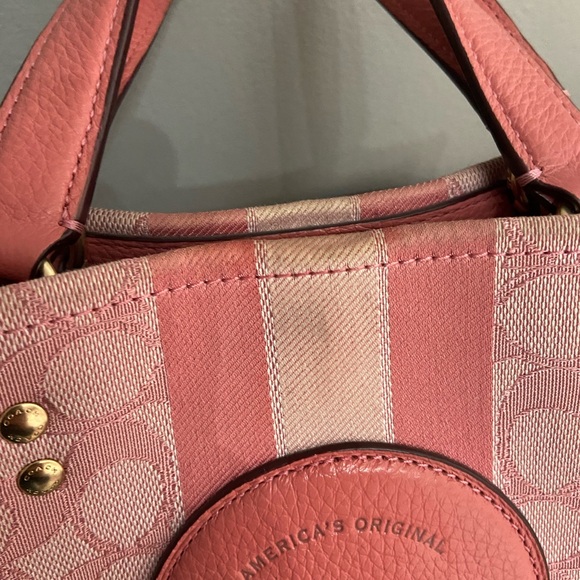 Coach Pink Signature Tote Bag - Picture 2 of 3